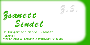 zsanett sindel business card